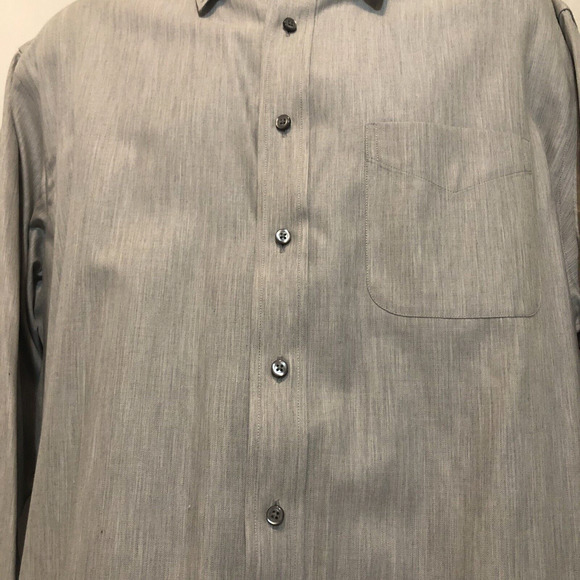 Joseph A Banks Travelor's Collection Mens Tailored Fit Butten Up Shirt Size XL - Picture 6 of 11